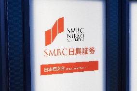 SMBC Nikko Securities signage and logo